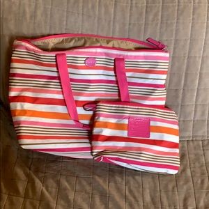 Coach bag with little bag insert